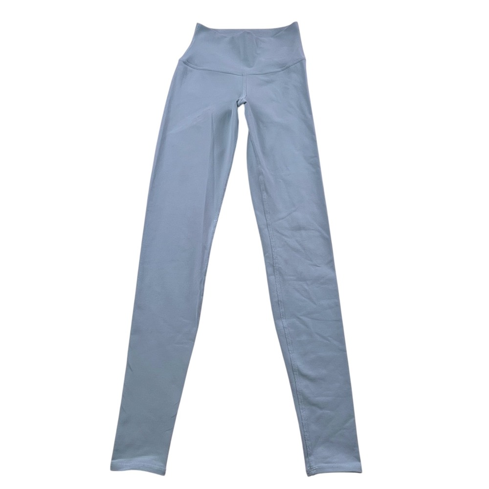 Alo Yoga High Waist Airbrush Leggings Teal Blue XXS RN87370
